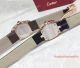 2017 Clone Cartier Baignoire Gold White Dial Black Spun silk Band 25mm Watch (9)_th.jpg